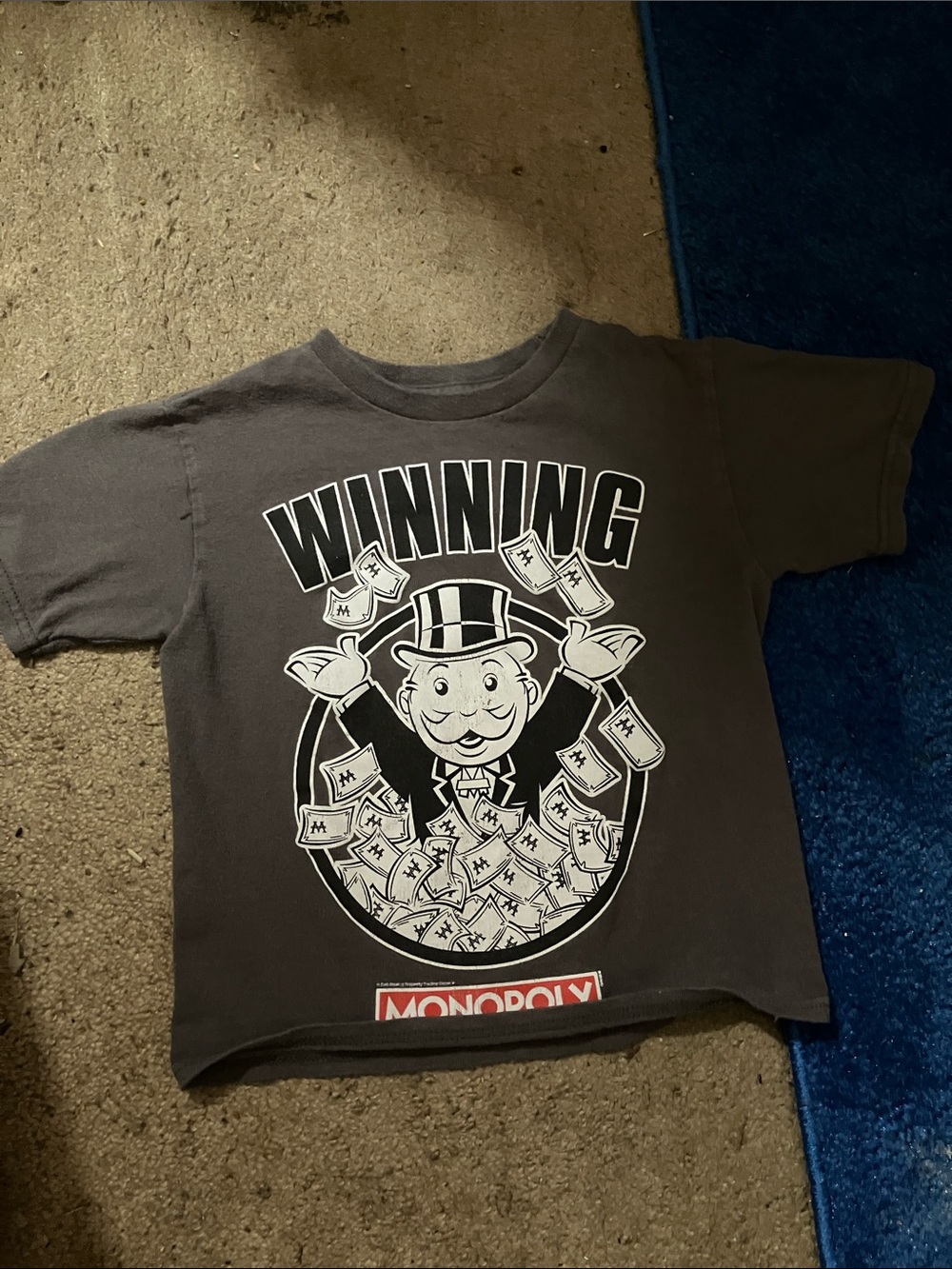 'Winning' Kids Graphic Tee - Black